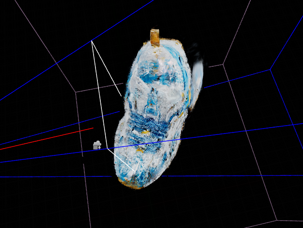 実機での表示結果（表面）